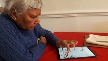 Technological fun for Residents at Bingham care home